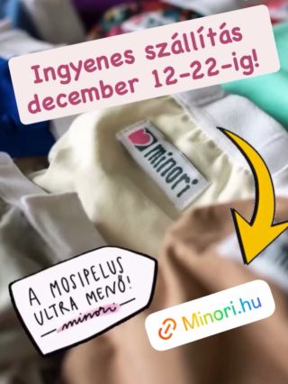 December 22-ig ingyen szállítjuk ki a megrendelésedet! Nézz szét a www.minori.hu webshopon és rendelj! 😉 #minoripelenka...
